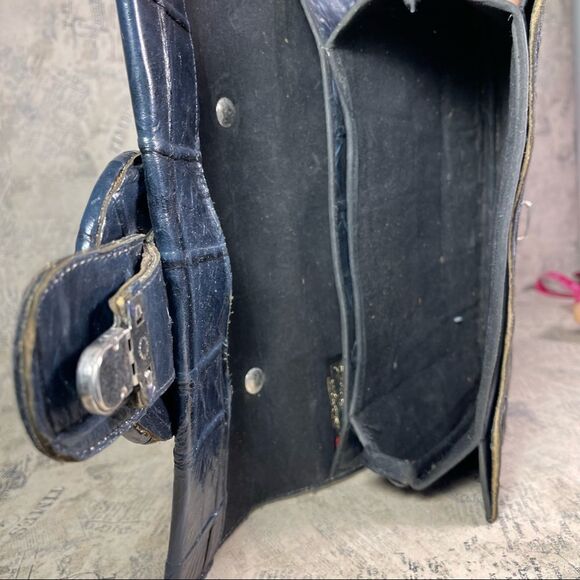 Jeanne Bernard Vintage 60’s Crocodile / Alligator Handbag - Picture 9 of 13